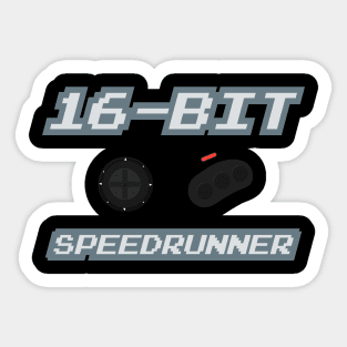 16-Bit Speedrunner Sticker